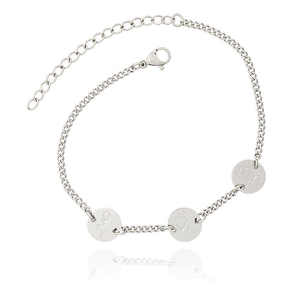 Plättchen-Armband Shukr I Sabr I Tawakkul