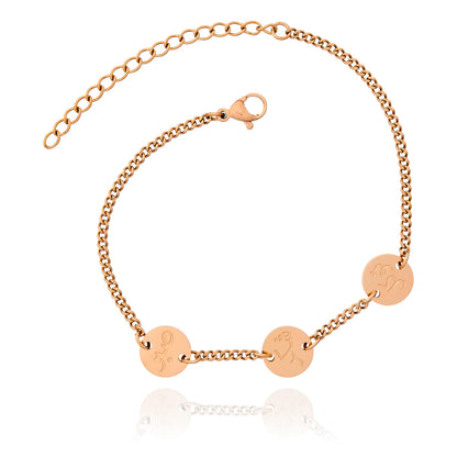 Plättchen-Armband Shukr I Sabr I Tawakkul