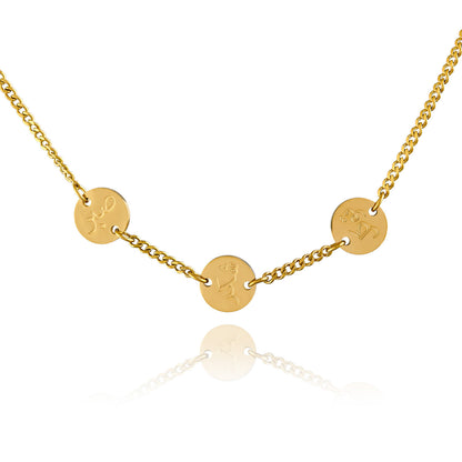 Plättchen-Armband Shukr I Sabr I Tawakkul